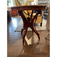 Antique Italian Table w/ Glass Mosaic Top