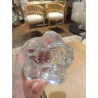 DAUM France Crystal 2-Arm Candle Holder