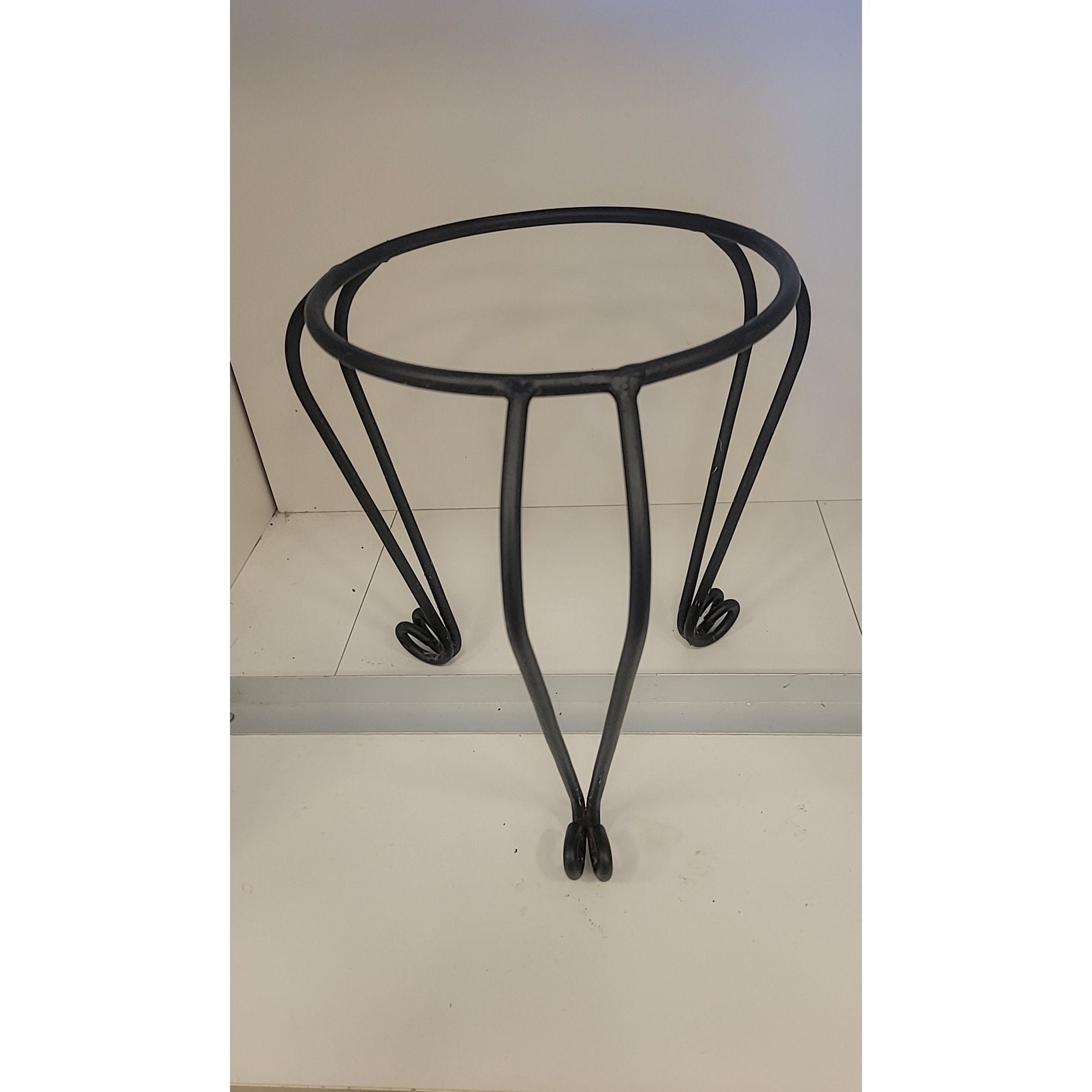 Short Iron Tripod Vase / Planter Stand