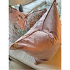 PAIR of Pink & Green Peacock Pillows
