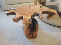 Live Edge Free Form Wood Side Table