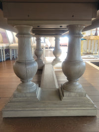 St. James Gray Oak 7-10-ft Rectangular Extension Dining Table w/ 2 Leaves by RH