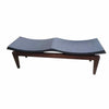 'Delhi' Dark Brown Rattan Double Bench by Walters Outdoor