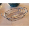 Set of 3 Silver Wire Oval Baskets