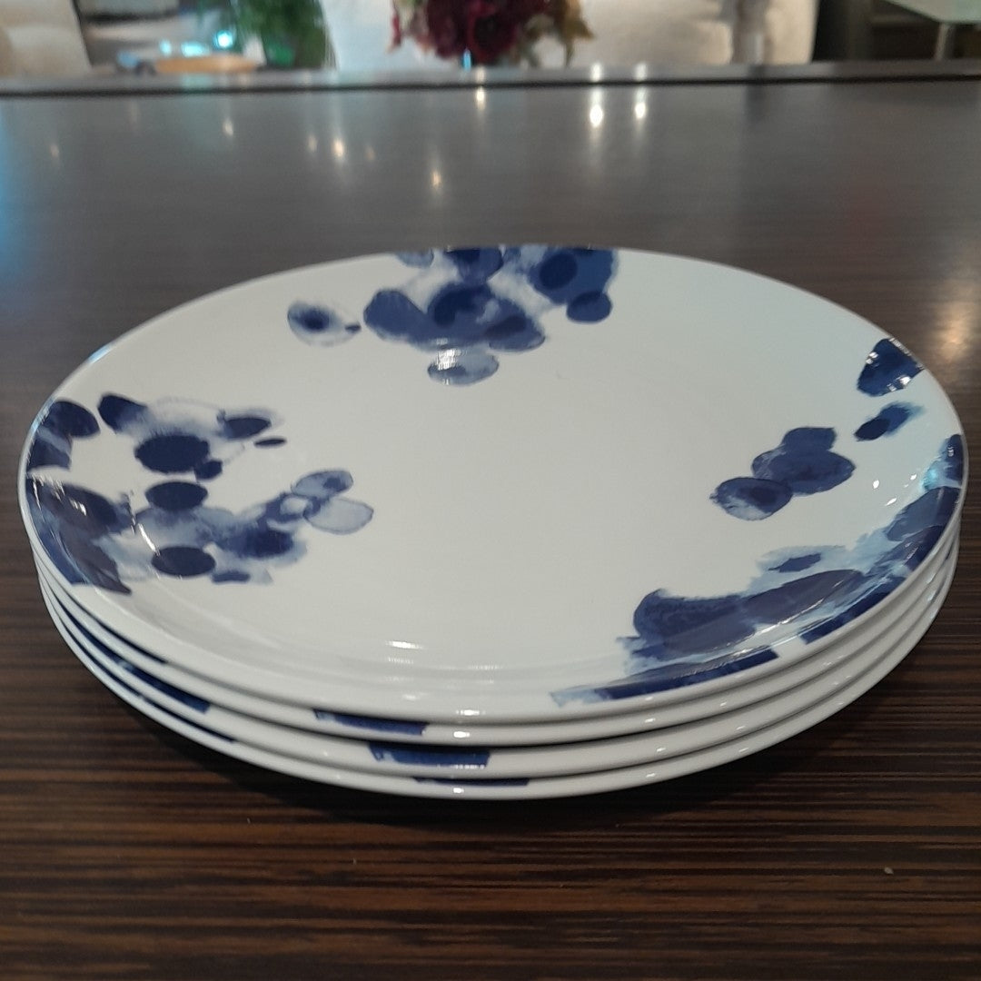 Set of Four Bernardaud 'Ondee' Salad Plates