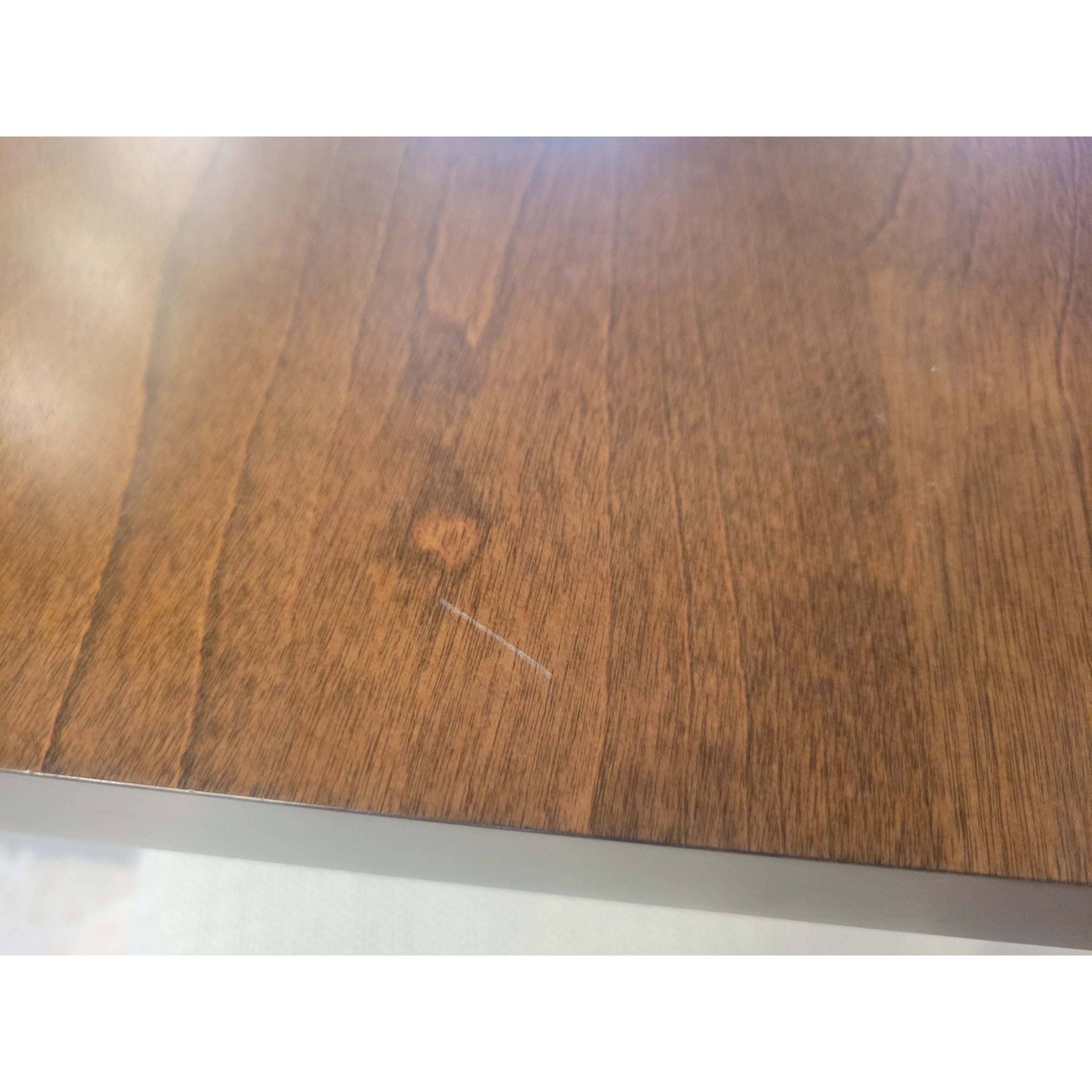 7-ft Dark Wood 'Roots' Dining Table w/ Crossed Legs by Bermex Canada - AS IS