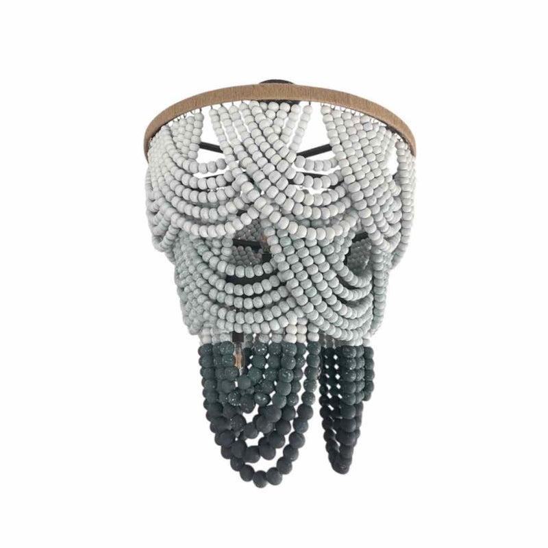 Ombre Wood Bead Chandelier by Regina Andrew - colletteconsignment.com