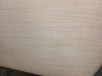 SET of 6 Emery Linen Track Arm Chairs on Brass Bases by RH (AS IS)