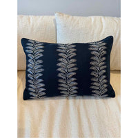 PAIR of 'Bradbourne Indigo' Lumbar Pillows w/ Insert by Ryan Studio
