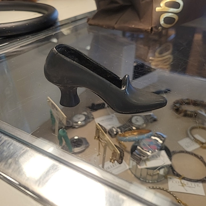 Vintage Iron Heeled Shoe - colletteconsignment.com