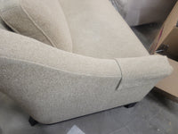 Neue Buttoned Loveseat w/ Carnegie Fabric by Baker
