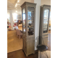 St. James Gray Oak 7-ft Standing Cabinet by RH - colletteconsignment.com