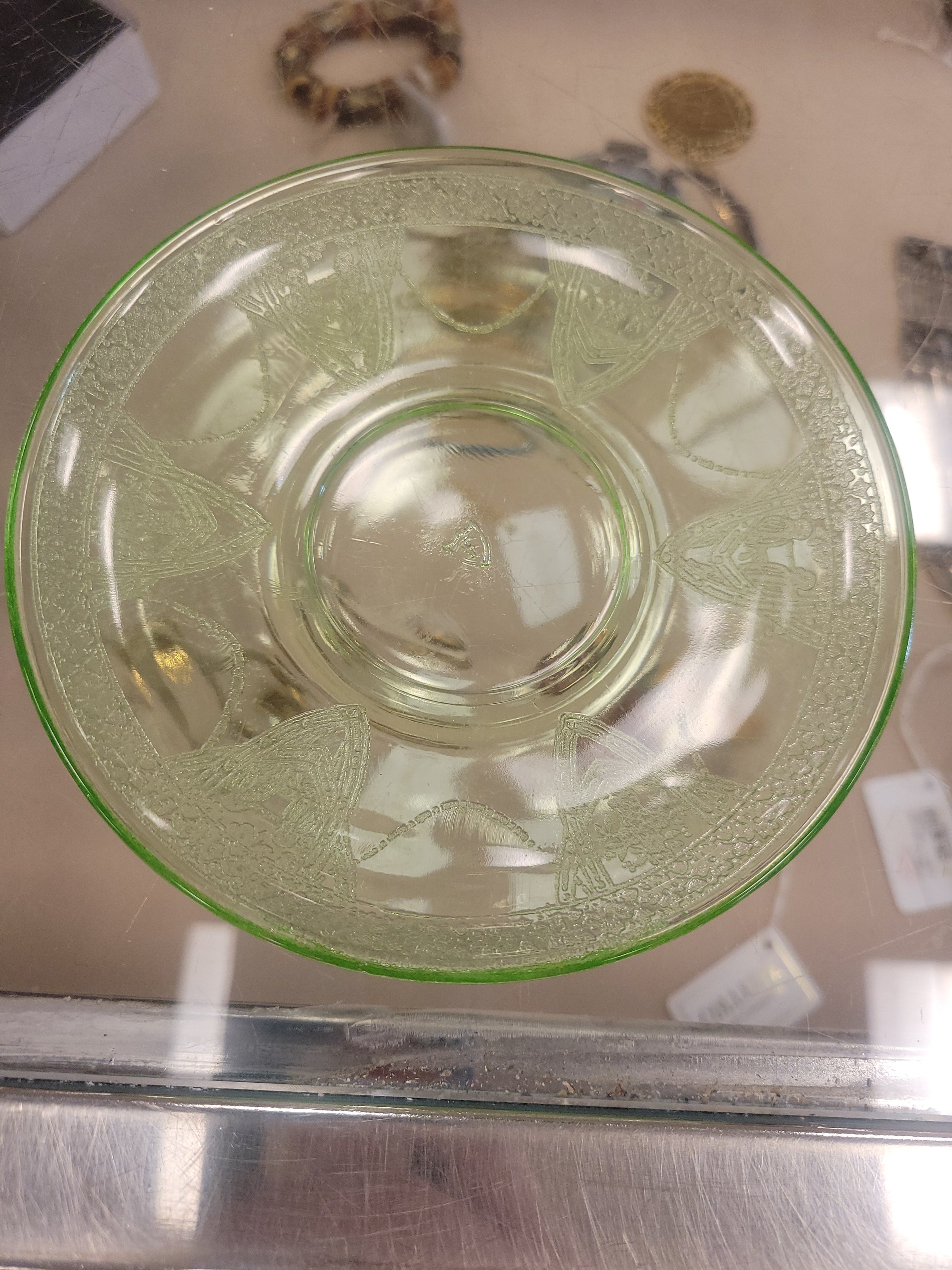 Green Fosteria Saucer