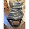 Set of Three  Black Bar Stools by Noir