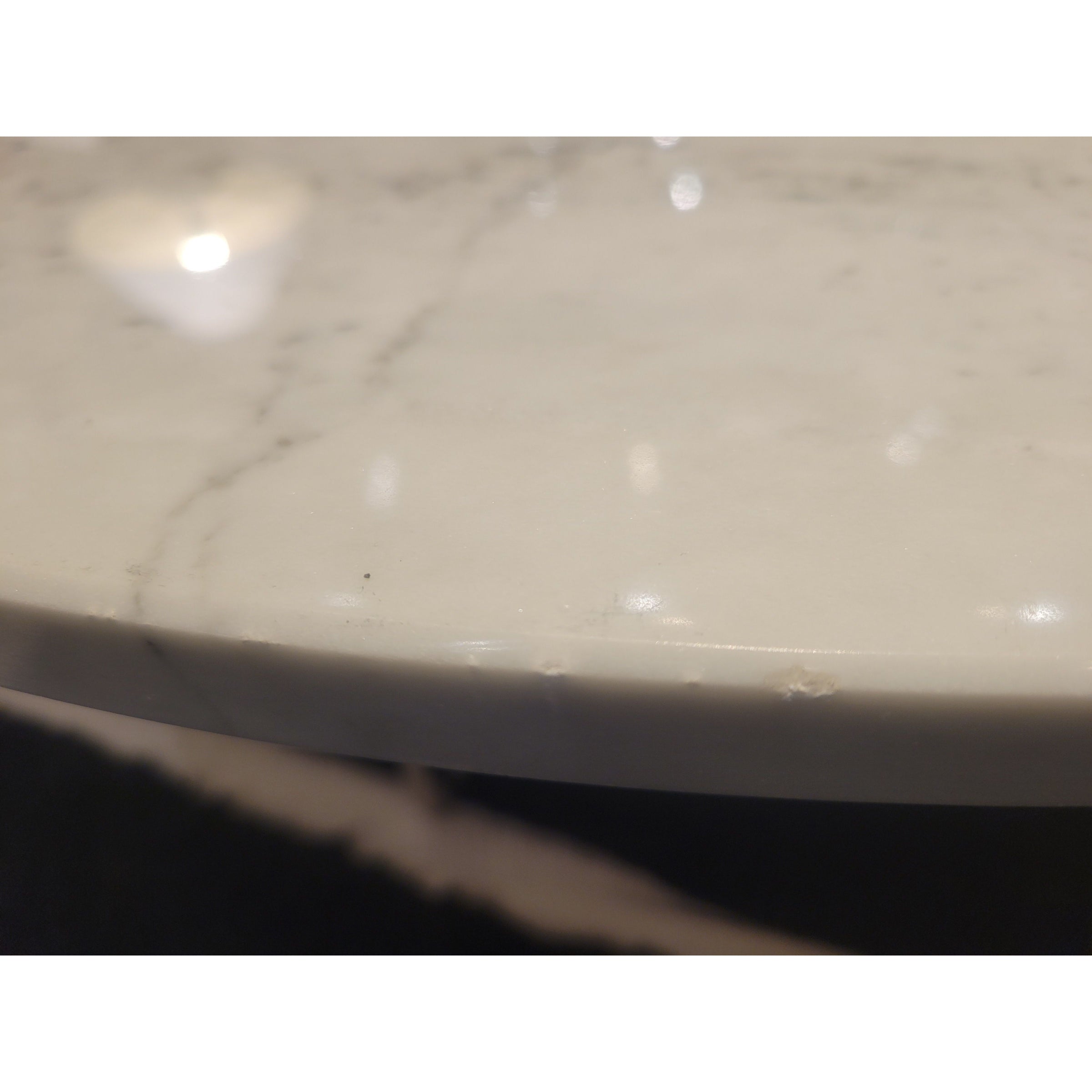 3-ft Round Marble Coffee Table by Fendi Casa