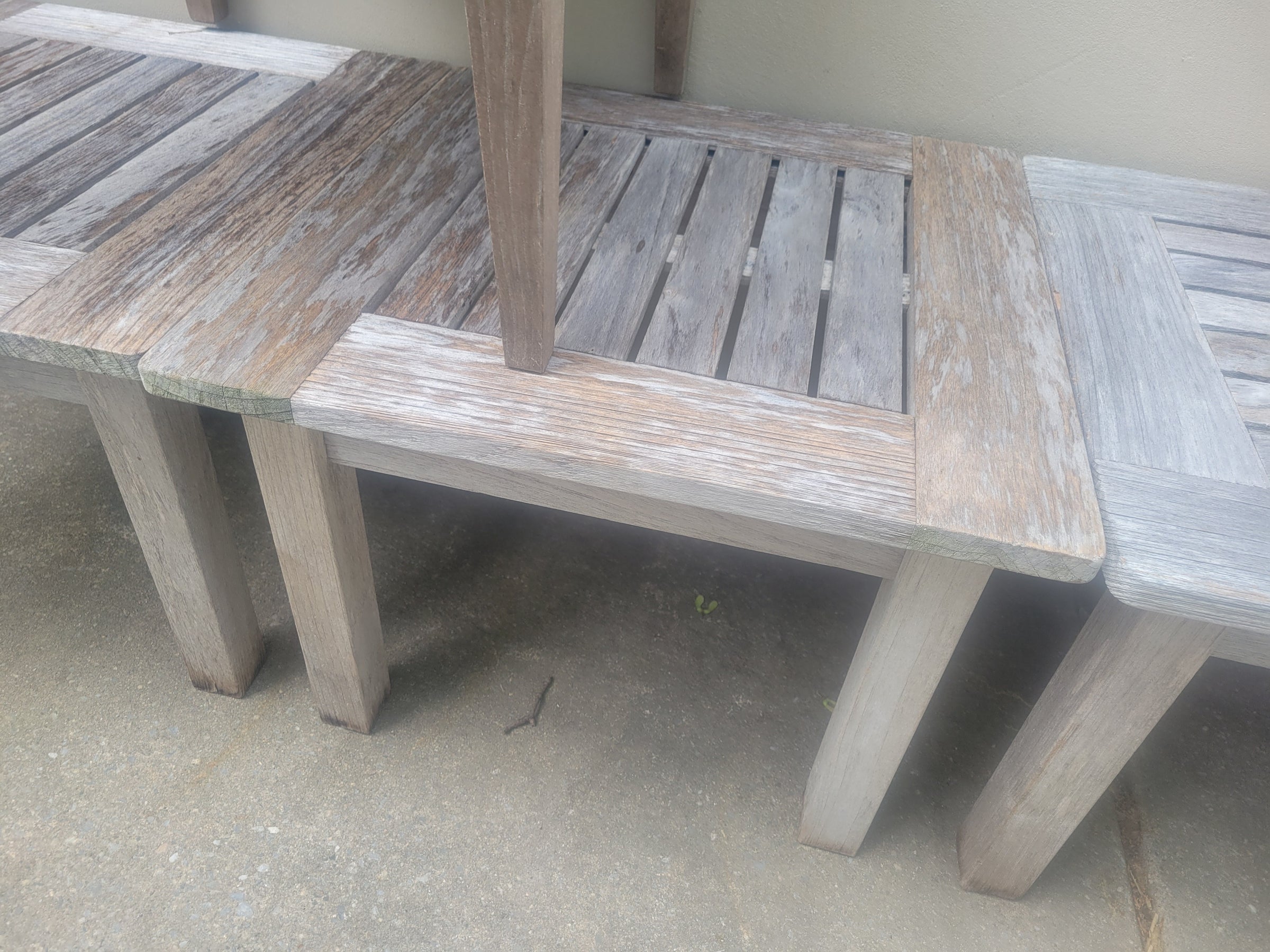 Colchester Teak Square Side Table by Barlow Tyrie
