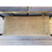 'Winston' Bench w/ Harvest Velvet & Dark Frame by Arteriors - colletteconsignment.com
