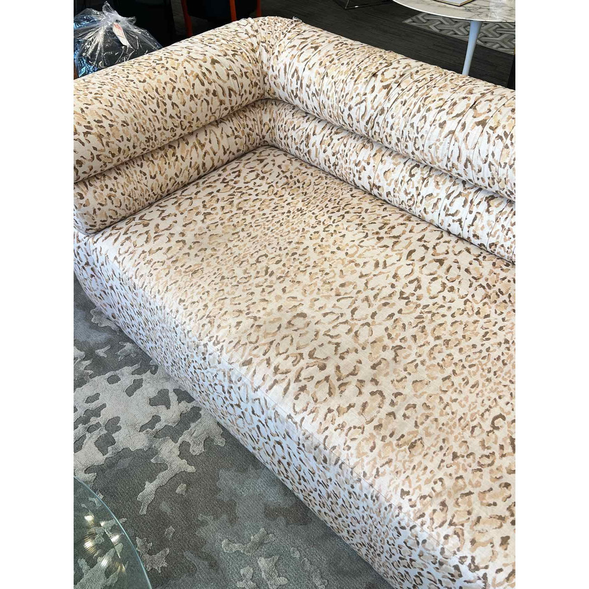 Leopard Custom Linen Sofa