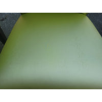 SET of 3 Green Vinyl Side Chairs - AS IS