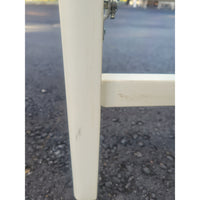 SET of 4 Blonde Wood Lattice Folding Chairs