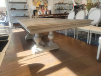 St. James Gray Oak 7-10-ft Rectangular Extension Dining Table w/ 2 Leaves by RH