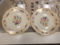 Pair of "Rosalie" Plates by Royal Bayreuth Bavaria