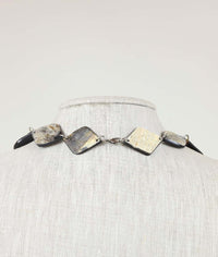 No 21 Bone Triangle Shape Necklace