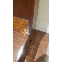 King-Sized Solid Wood Sleigh Bed