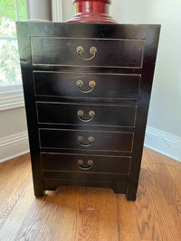 5-Drawer Asian Standing Dresser