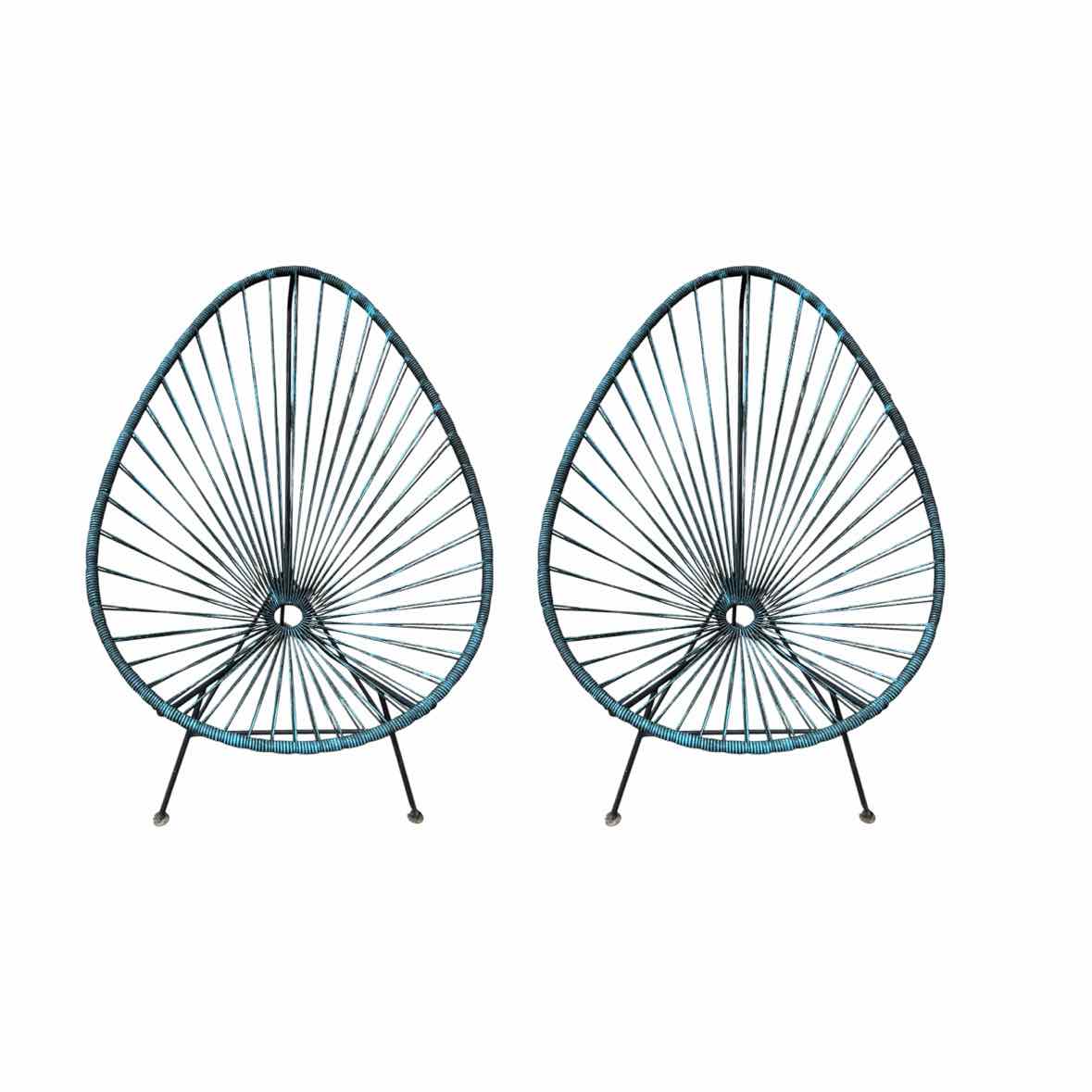Pair of Web Chairs - colletteconsignment.com