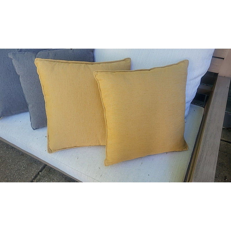PAIR of Amber Outdoor Pillows by Manutti