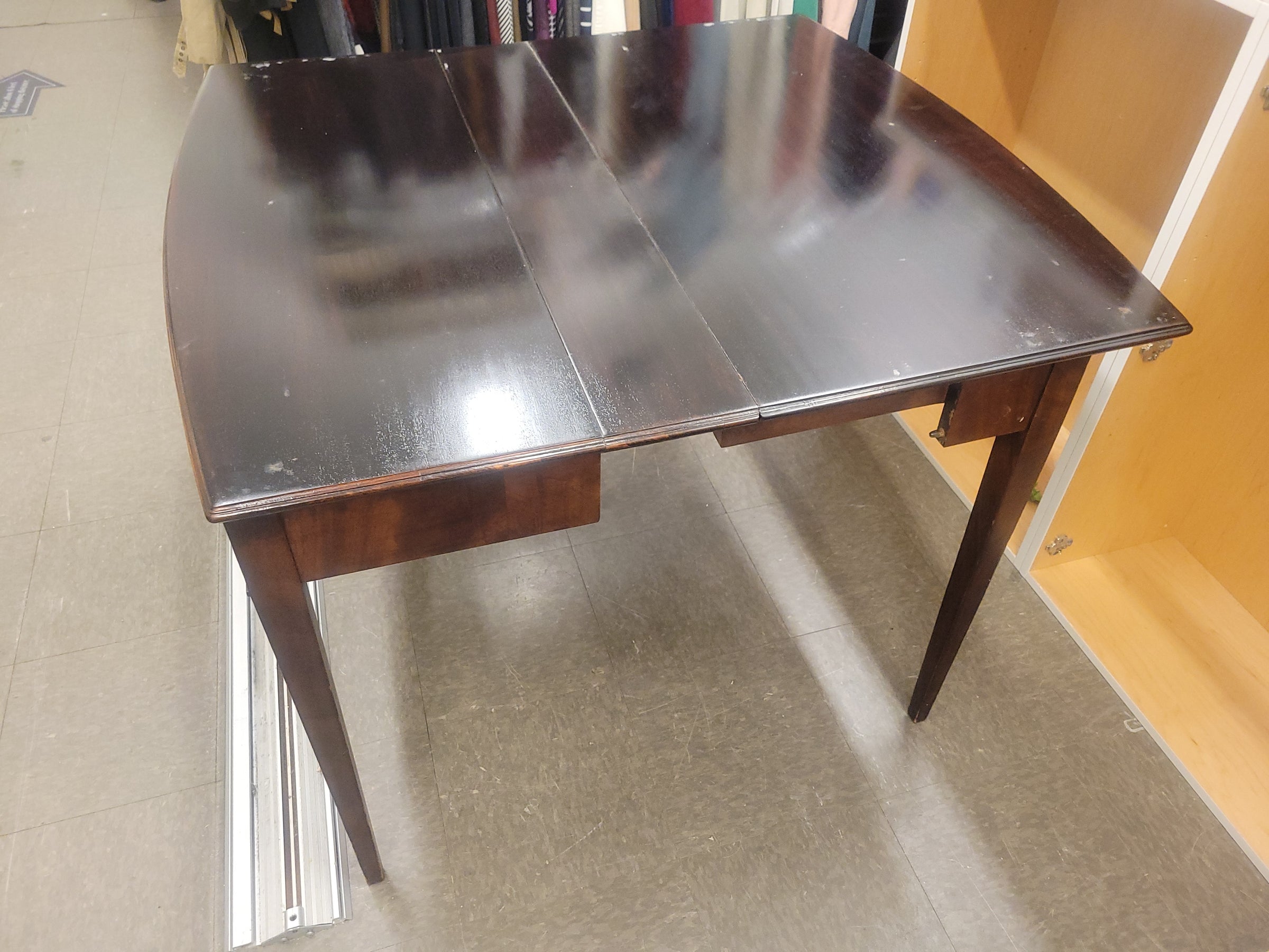Vintage Mahogany Flip Top Table