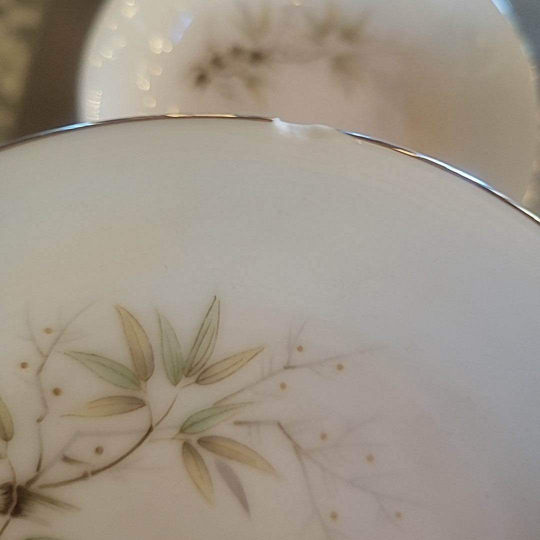 55-Pc Set of Bamboo Motif China by Arlen Ceylon Japan - AS IS