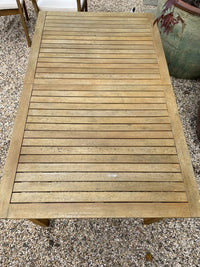 Teak Outdoor Extendable Dining Table