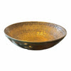 Brass & Green Terracotta Bowl