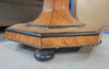 4-ft Octagonal Burlwood Inlay Entry Table