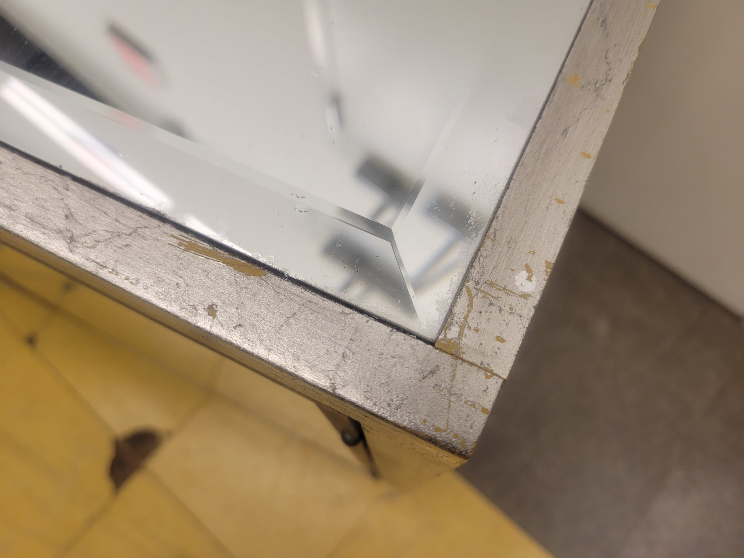 Vintage Mirrored Glass Sideboard (AS IS)