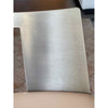SET of 4 Gray Powder-Coated Steel Swivel Stools w/ Leather Seats - AS IS