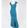 Women's Herve Leger Size XS Teal Gown