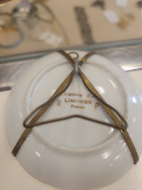 French Limoges Plate w/ Stand