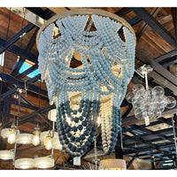 Ombre Wood Bead Chandelier by Regina Andrew - colletteconsignment.com