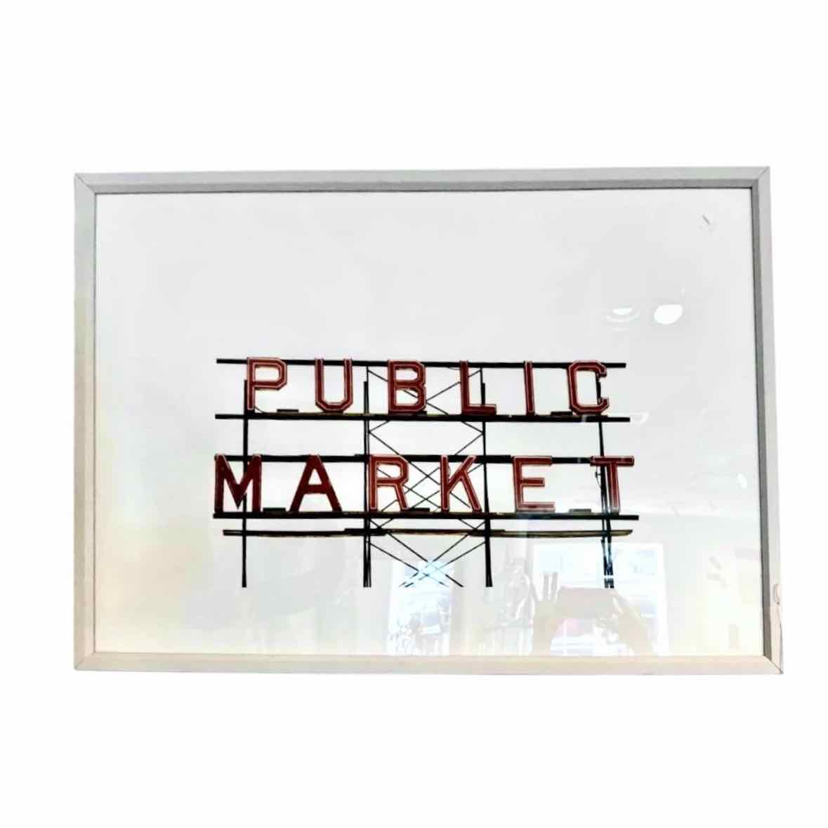 Market Place Art Print 37.5"W x 25.5"H