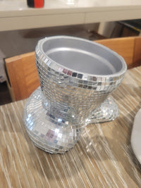 Melting Disco Ball Flower Pot by Fayality