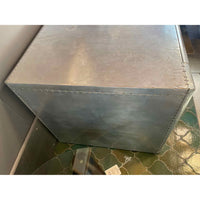 Aluminum Streamline 2-Drawer Aviator Desk (AS IS)