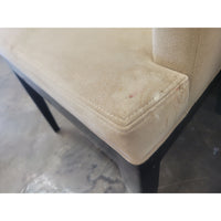 PAIR of Suede A, Rudin Chairs (AS IS)