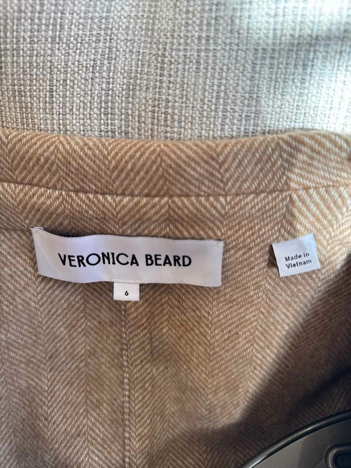 Women's Veronica Beard Size 6 Camel Blazer