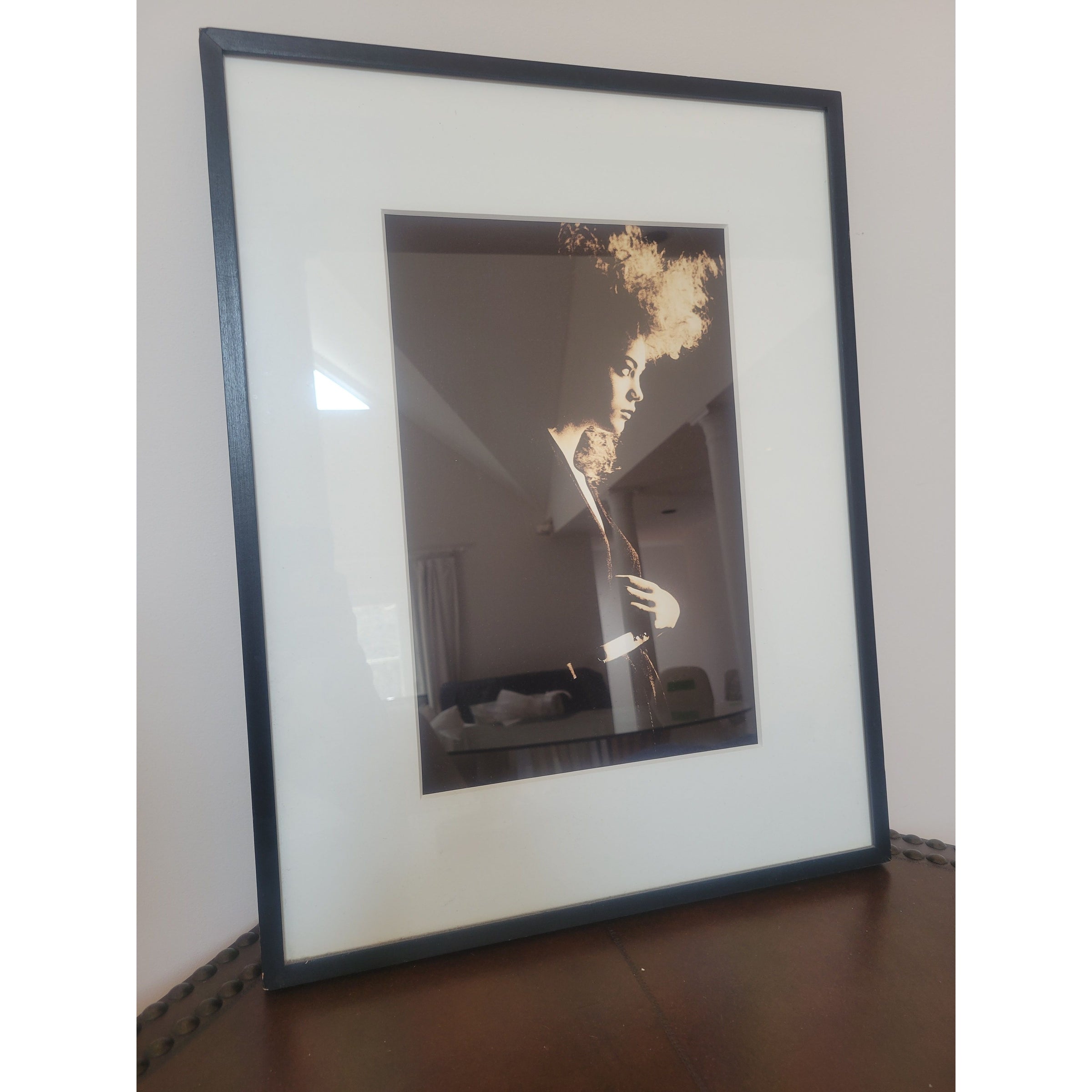 B&W Photo of Woman by Erik Madigan in Black Frame