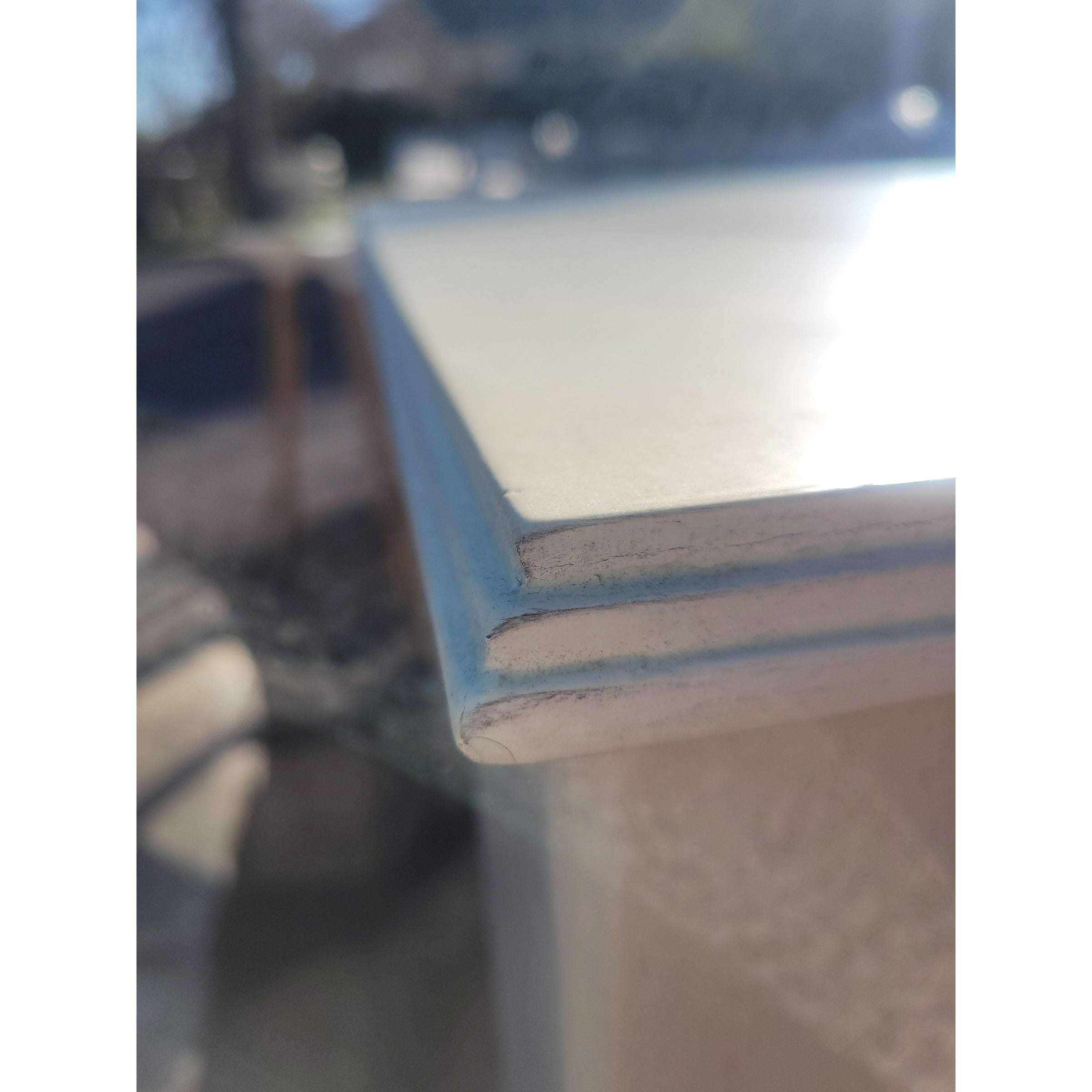 Square Blonde Wood Folding Card Table