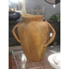 Large Fiber Stone Pot w/ Deer Antler Handles