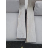 Custom Teak Swivel Lounge Chair